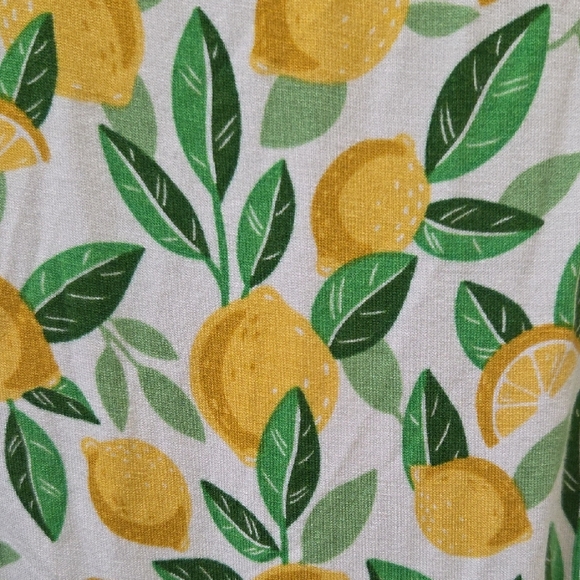 Alex's Lemonade Stand Romper with lemons Medium - Picture 2 of 3